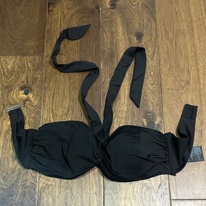 H&M Black Bathing Suit Top Size 8